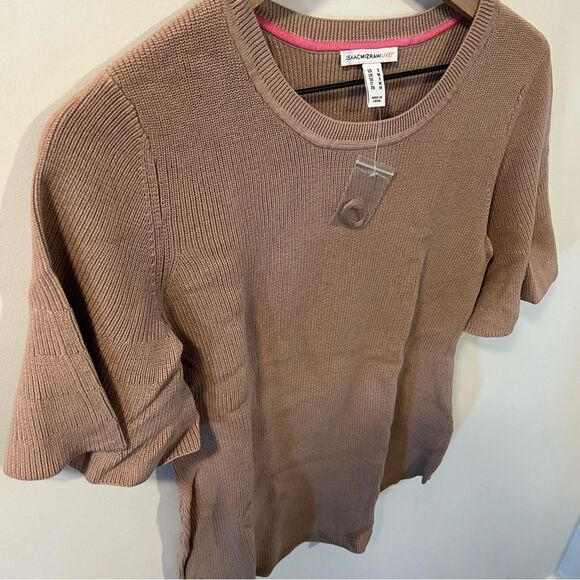 NWT Isaac Mizrahi! Short-Sleeve Scoop-Neck Sweater | Size S - Picture 4 of 9